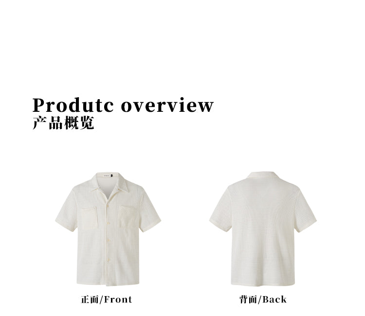 MADWIT LACE OPENWORK SHIRT #27339