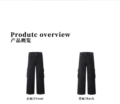 MADWITCH VINTAGE MULTI-POCKET CARGO PANTS #CK6650