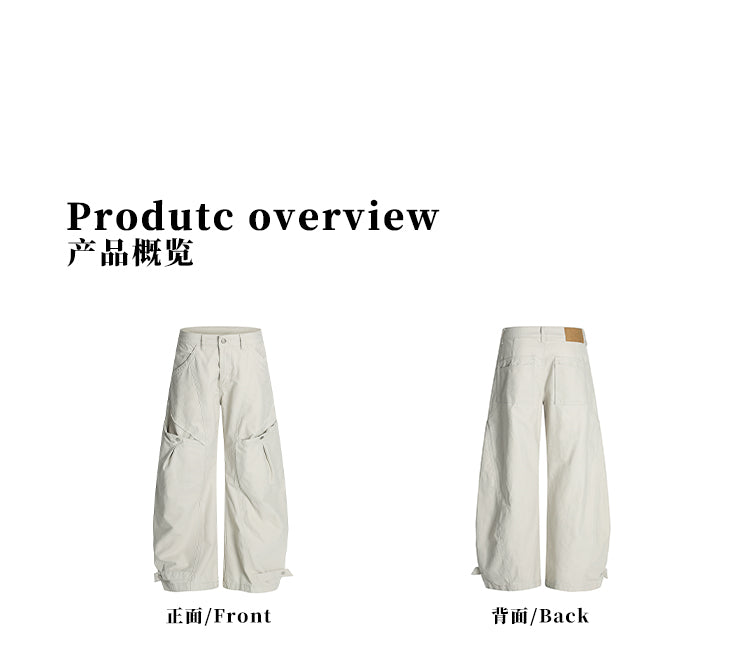 MADWITCH CURVED UTILITY PANTS #Z018