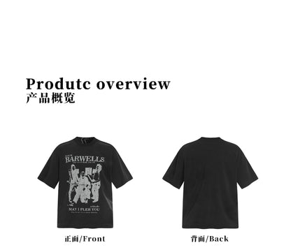 MADWITCH ROCK RETRO TEE #BW25701