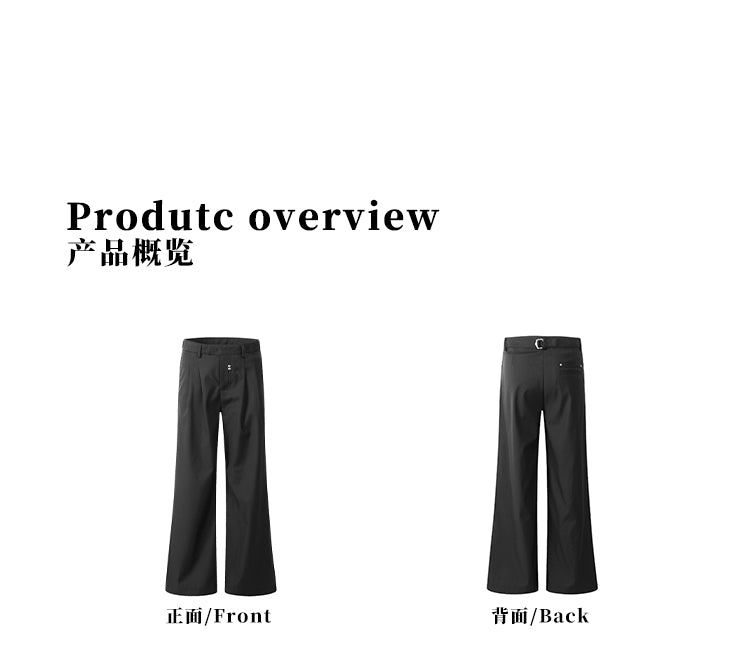 MADWITCH CASUAL STRAIGHT LEG TROUSERS #CK6619