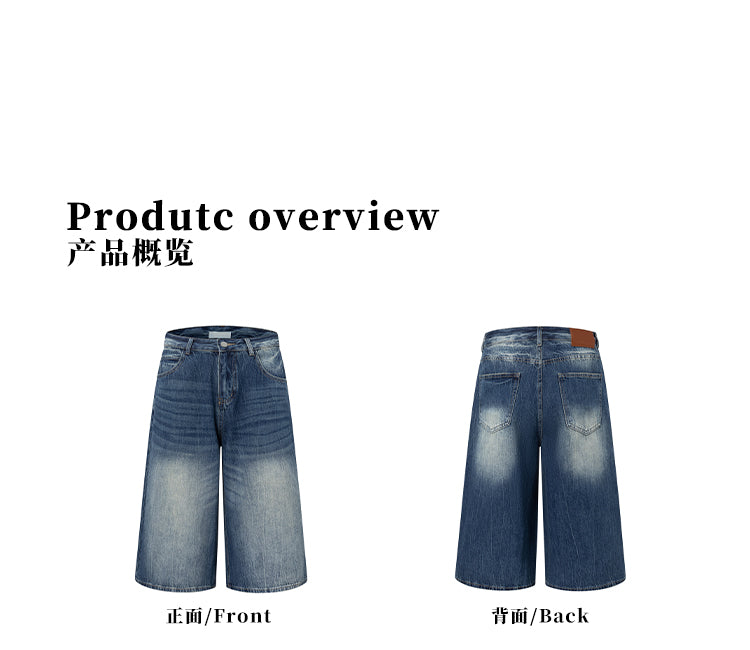 MADWITCH WASHED CROPPED DENIM JEANS #WHOA103
