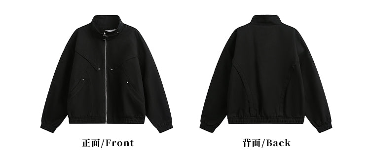 MADWITCH STAND COLLAR UTILITY JACKET #BE23