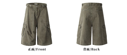 MADWITCH VINTAGE WORKWEAR SHORTS #CK238D