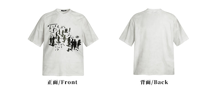 MADWITCH ARTISTIC PRINTED TEE #25707