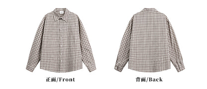 MADWITCH CHECKERED LONG SLEEVE SHIRT #RC86