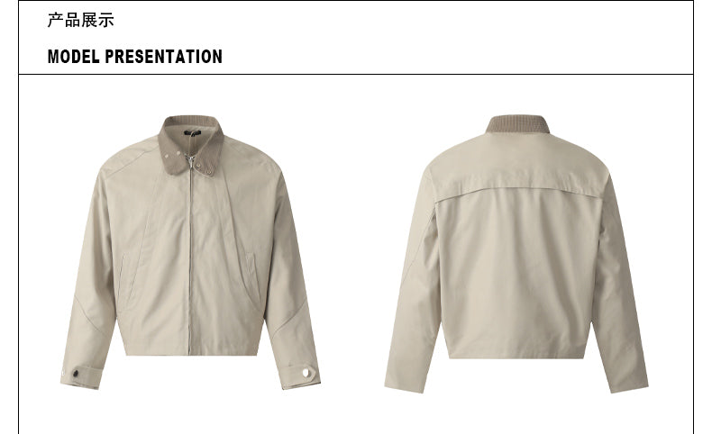 MADWITCH SIMPLE TURN-DOWN COLLAR JACKET #DC0142