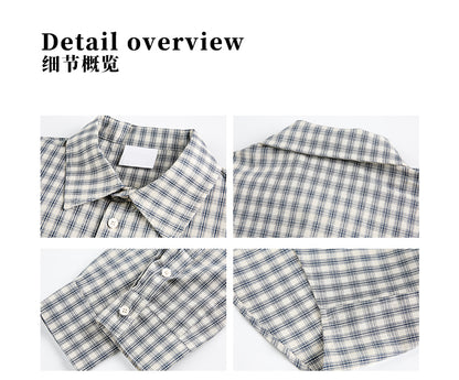 MADWITCH CHECKERED LONG SLEEVE SHIRT #RC86