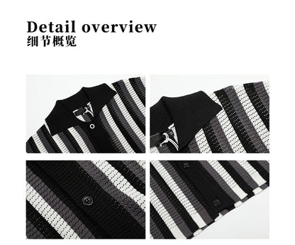 MADWITCH CROCHET KNIT TSHIRT #MFY222