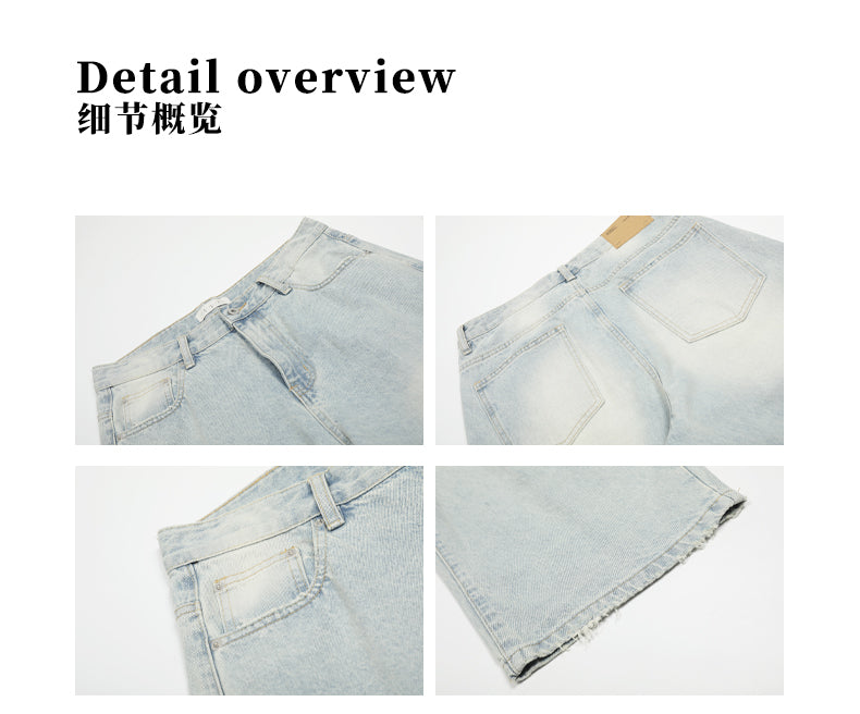 MADWITCH DRAPE WASHED DENIM #CK9615