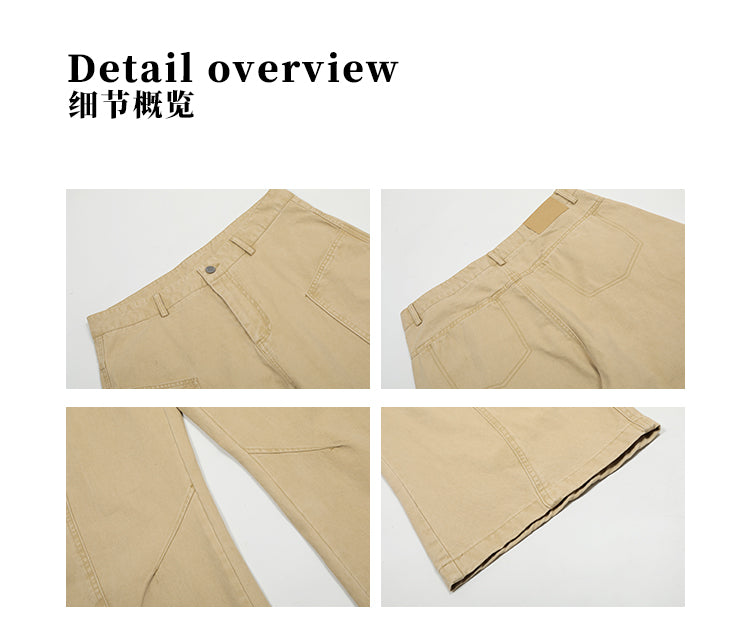 MADWITCH DECONSTRUCTED SABER-CUT RELAXED PANTS #CK6615