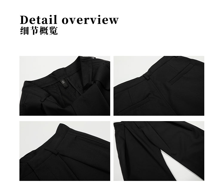 MADWITCH UNISEX WIDE LEG STRAIGHT DRESS PANTS #C915