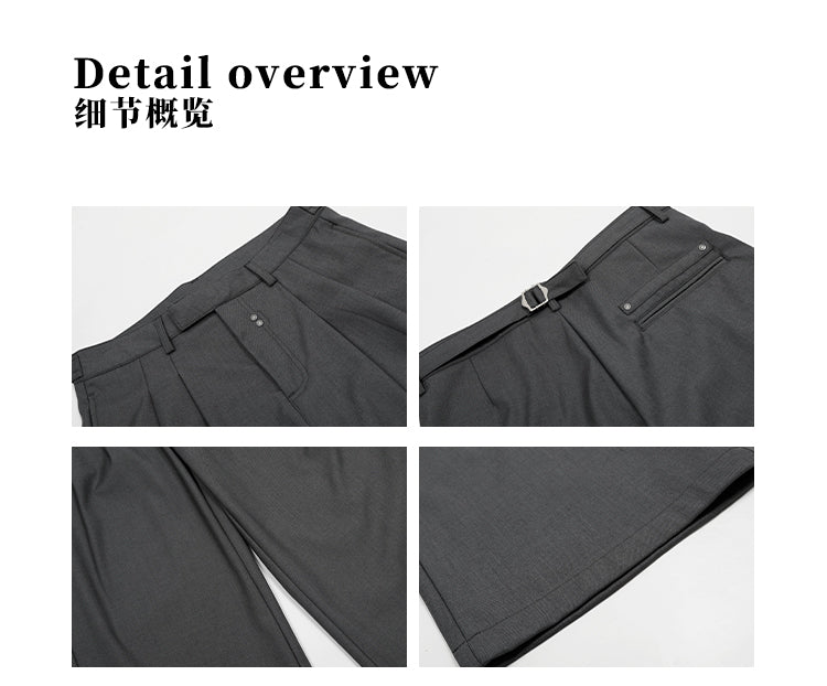 MADWITCH CASUAL STRAIGHT LEG TROUSERS #CK6619