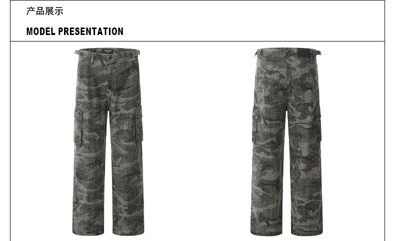 MADWITCH CAMO RELAXED CASUAL PANTS #CK3312