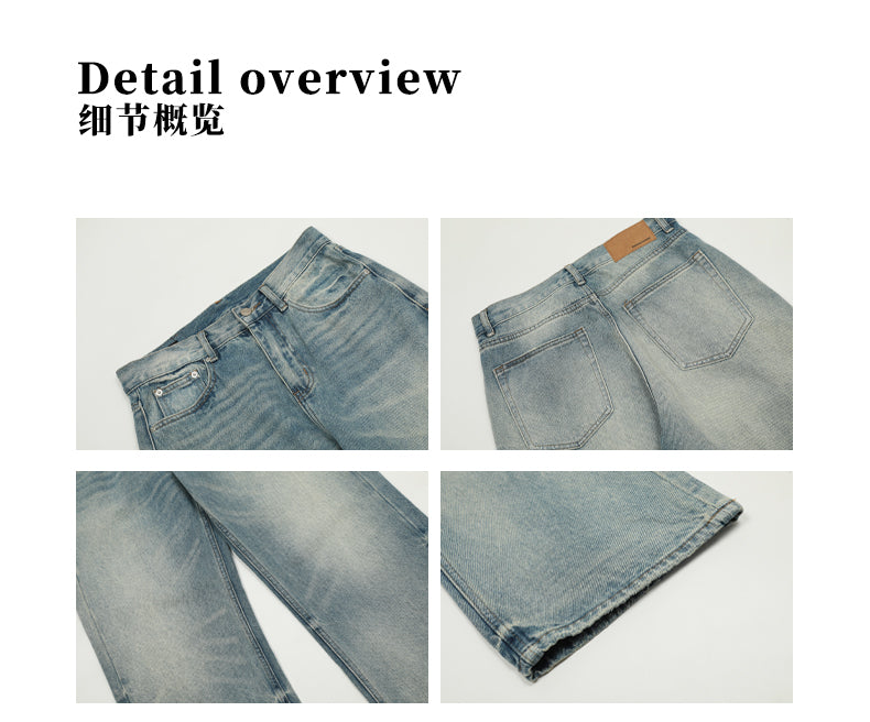 MADWITCH CASUAL STRAIGHT LEG JEANS #FX039