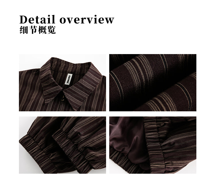MADWITCH LOOSE STRIPED JACKET #W202