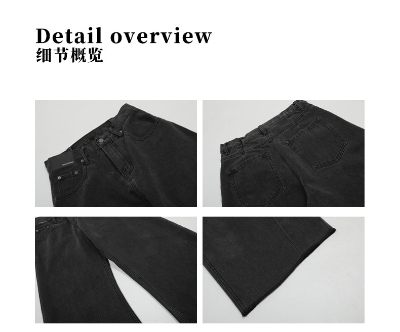 MADWITCH SCIMITAR-STYLE CASUAL JEANS #G6661