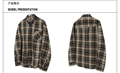 MADWITCH VERSATILE PLAID SHIRT #F830