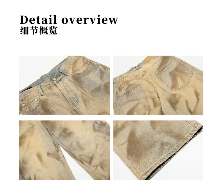 MADWITCH NICHE WASTELAND-STYLE JEANS #FX061