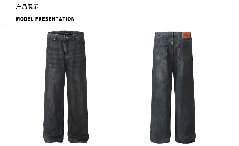 MADWITCH HEAVY SPLATTERED JEANS #BKJ25150