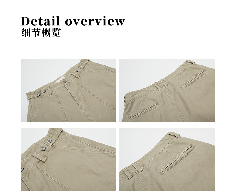 MADWITCH VINTAGE WORKWEAR SHORTS #CK238D