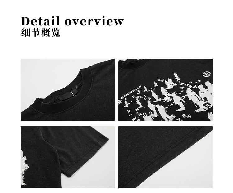 MADWITCH ARTISTIC PRINTED TEE #25707