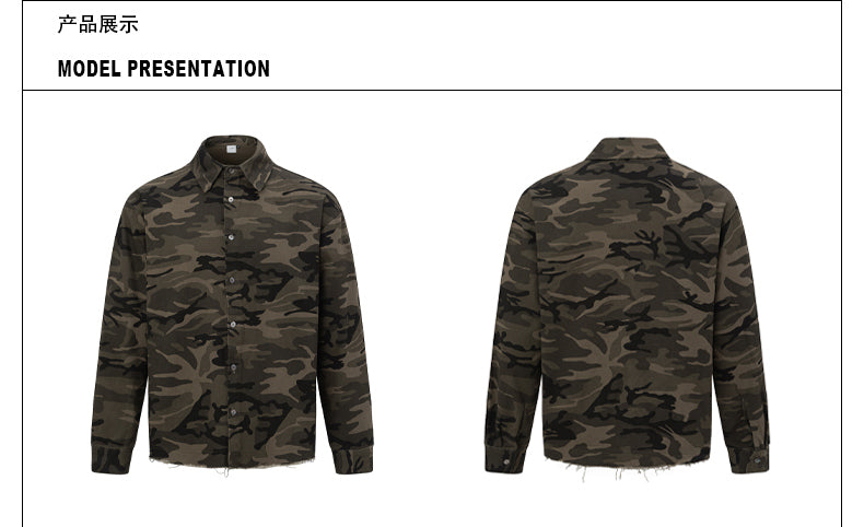 MADWITCH RETRO CAMOUFLAGE SHIRT #27229
