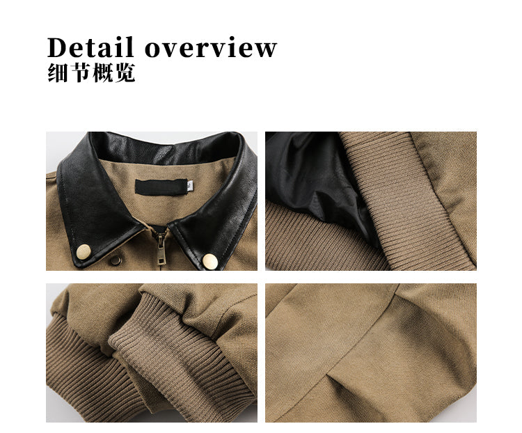 MADWITCH BARN STYLE COLOR-BLOCK JACKET #W218