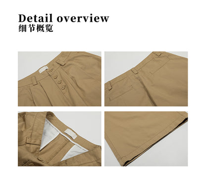 MADWITCH BUTTON-FLY BAGGY CASUAL PANTS #CK6613