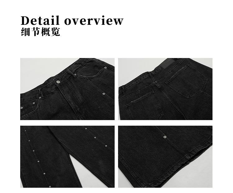 MADWITCH STUDDED HIGH-STREET JEANS #CK9516
