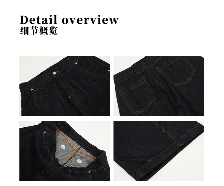 MADWITCH SIMPLE LOOSE-FIT JEANS #6480-1