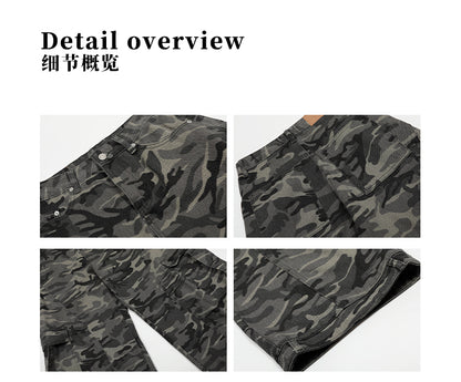 MADWITCH MULTI-POCKET CAMO WORK PANTS #G6611