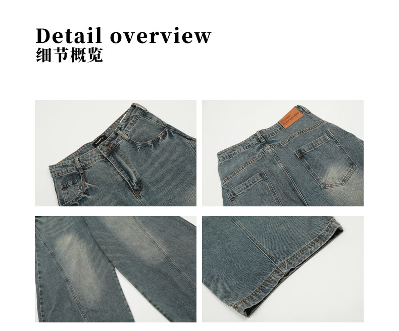 MADWITCH ANKLE-WRAPPED VINTAGE DENIM #24128
