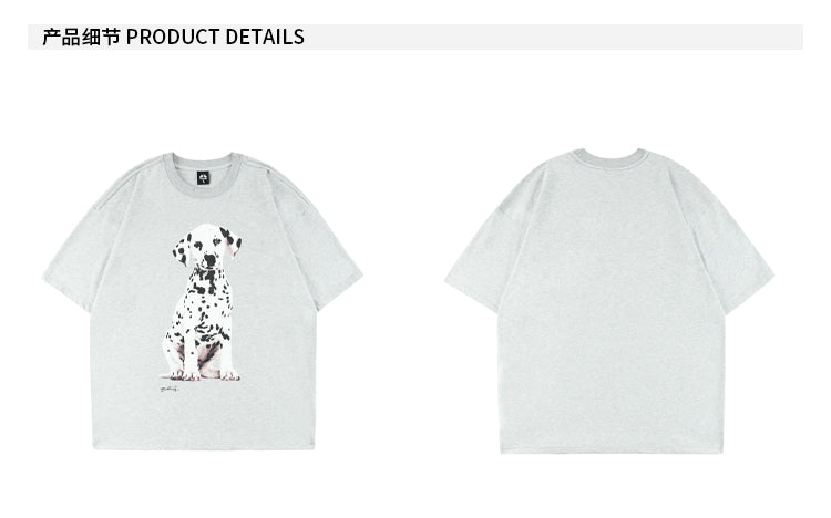 MADWITCH DOG PRINT T-SHIRT #EK6330