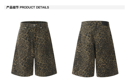 MADWITCH LEOPARD PRINT SHORT PANTS #F9046