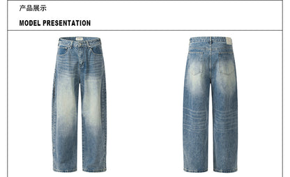 MADWITCH Loose-Fit Water-Washed Denim #K3326