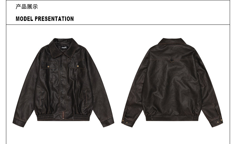 MADWITCH PU LEATHER JACKET #CJ728