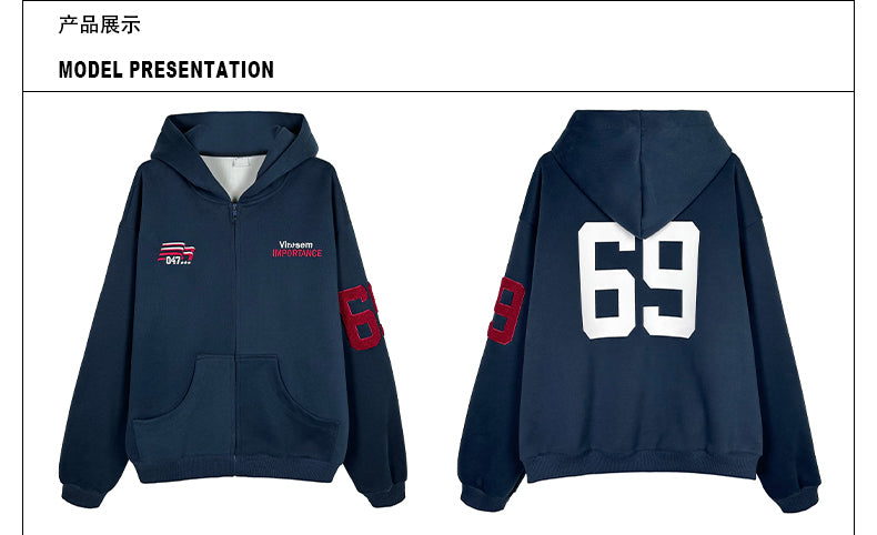 MADWITCH EMBROIDERED HOODIE #8507