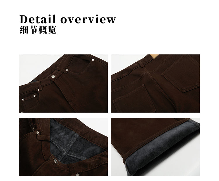 MADWITCH FLEECE-LINED FLARE JEANS #D1679