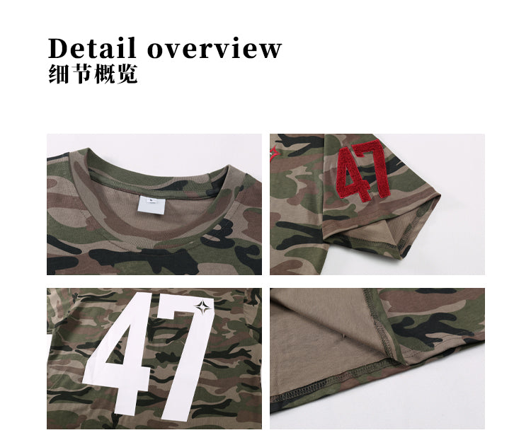 MADWITCH CHCAMO EMBROIDERED TEE #8770