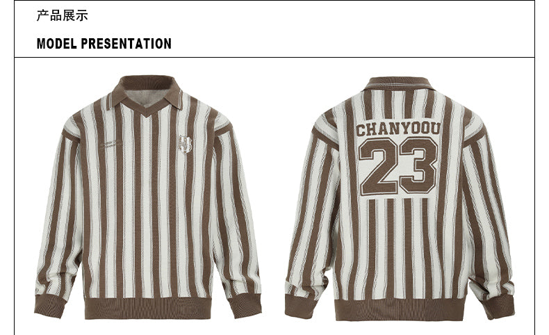 MADWITCH VINTAGE STRIPED JERSEY #12427Q24