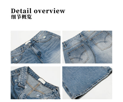 MADWITCH LOOSE WASHED JEANS #CK9375