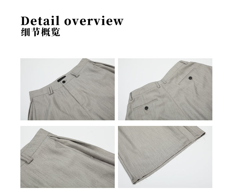 MADWITCH RAW HEM MINIMAL TROUSERS #CK257D