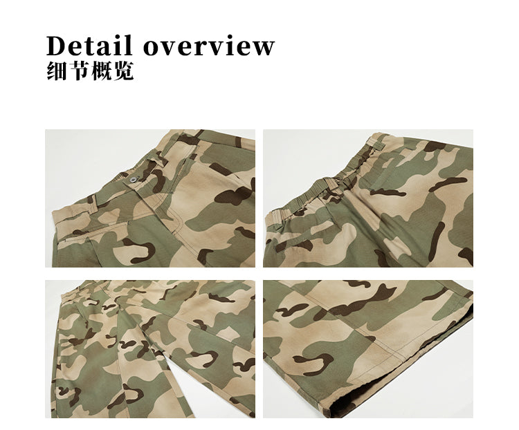 MADWITCH VINTAGE CAMO CARGO PANTS #CK6859