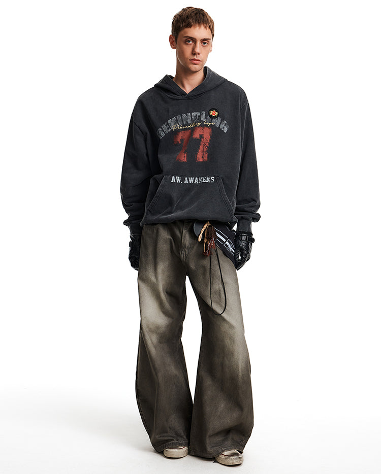 MADWITCH VINTAGE LOGO HOODIE #25119