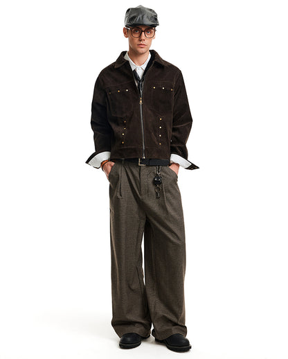 MADWITCH STUD SUEDE JACKET #5079