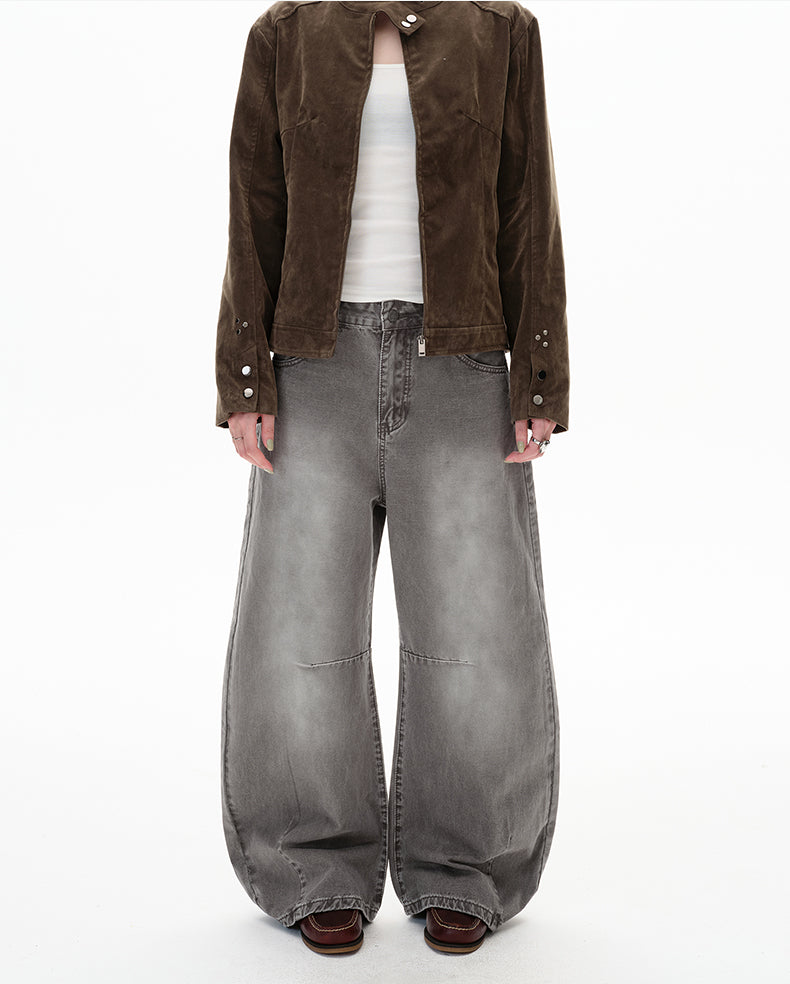 MADWITCH VINTAGE SLUNG JEANS #F9058