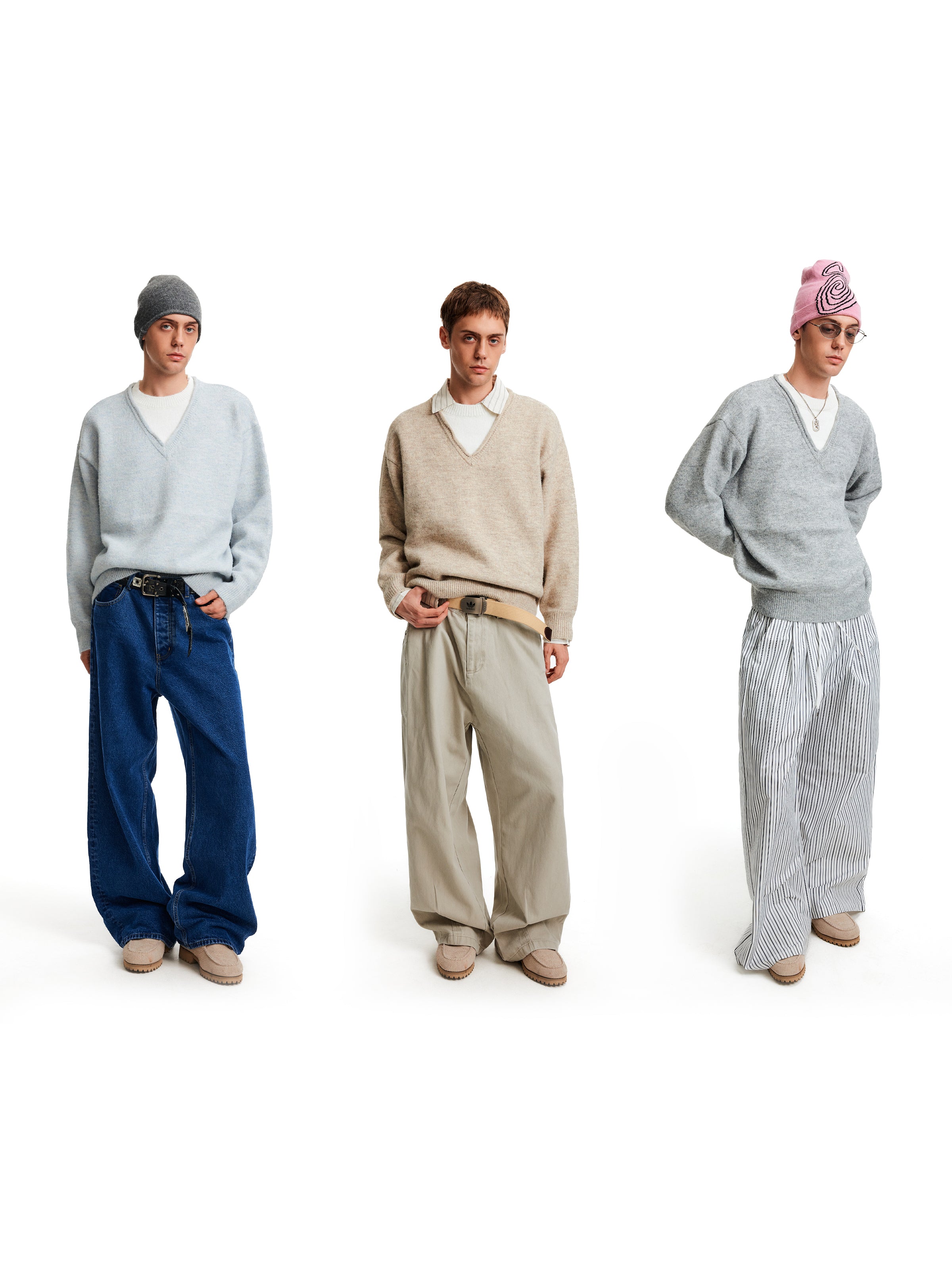 MADWITCH FAUX LAYER KNIT #68952