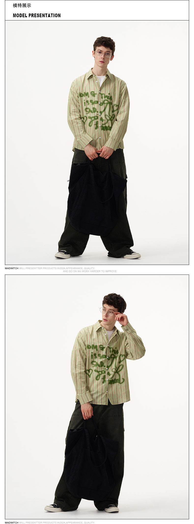 MADWITCH COZY FITTED SHIRT #CY107