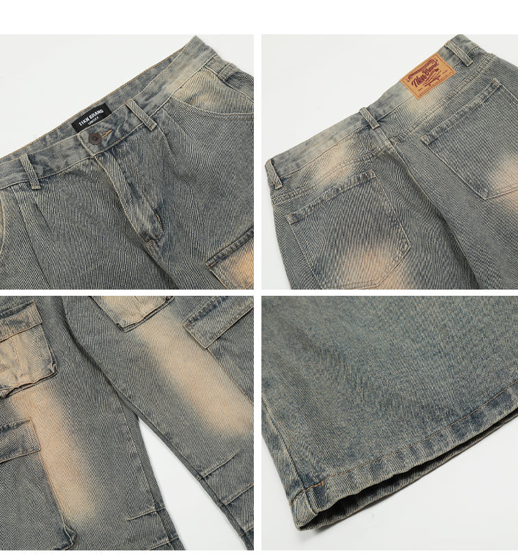 MADWITCH POCKETS CARGO JEANS #K3173